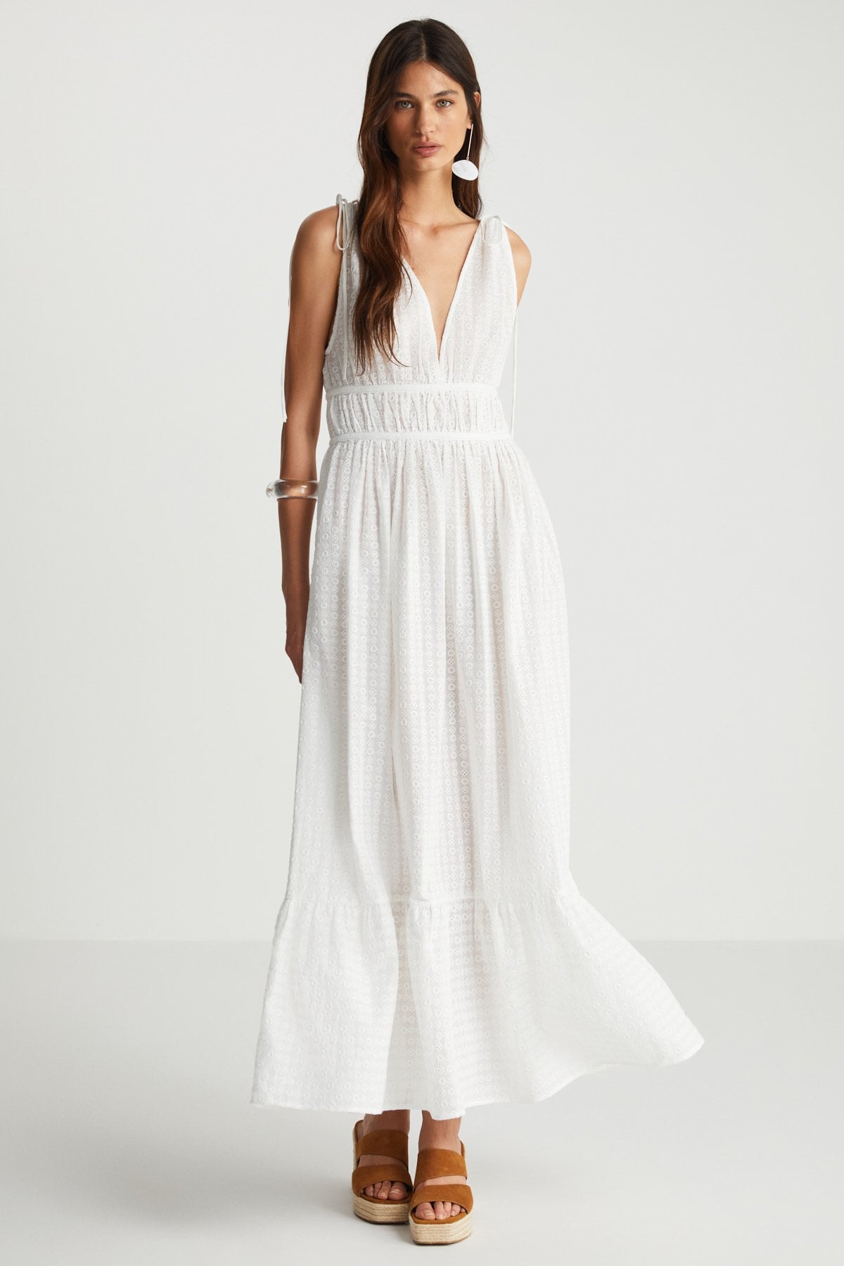 Boho Maxi Askılı Elbise