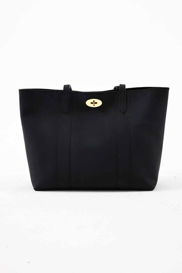 Deri Siyah Zarf Business Çanta