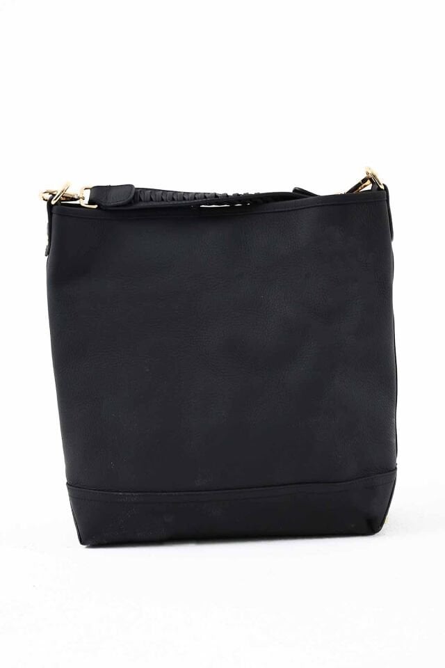 Metal Detaylı Siyah Business Çanta