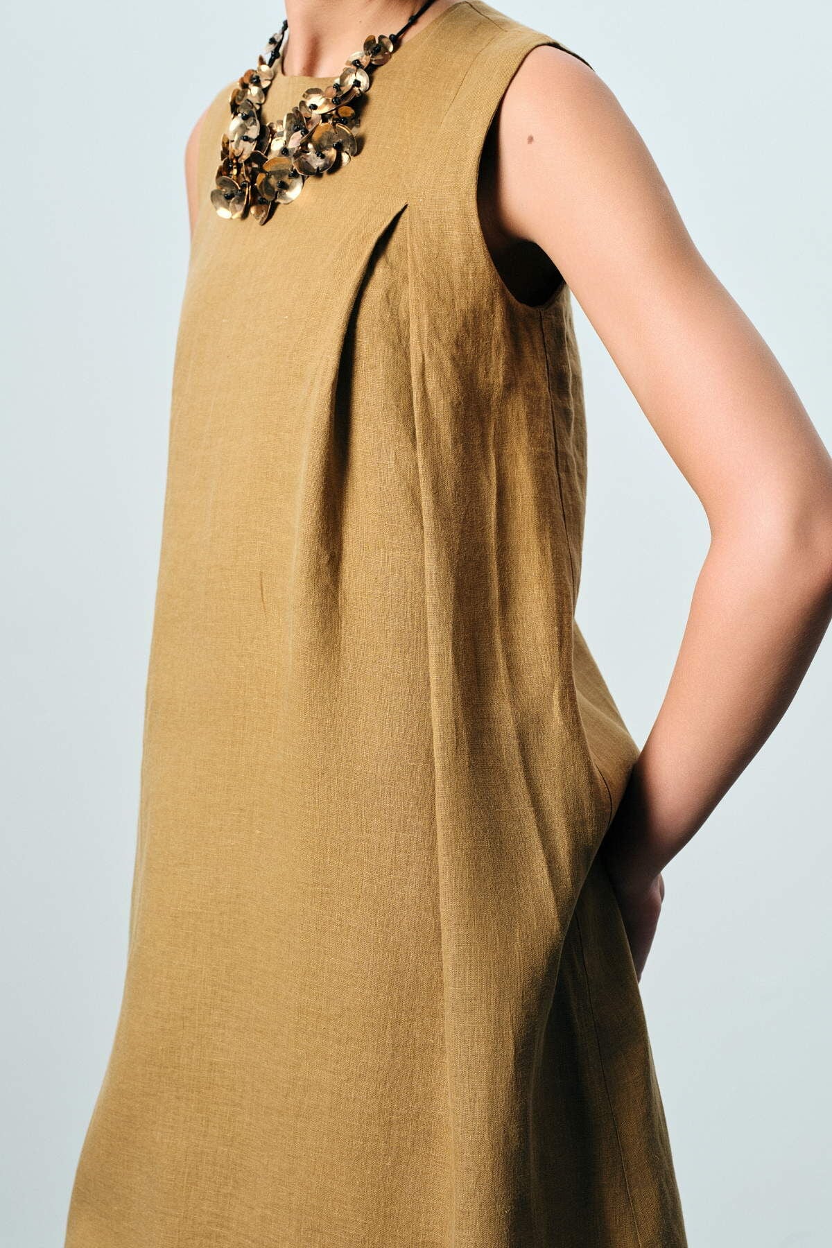 Keten Tunic Pant Elbise