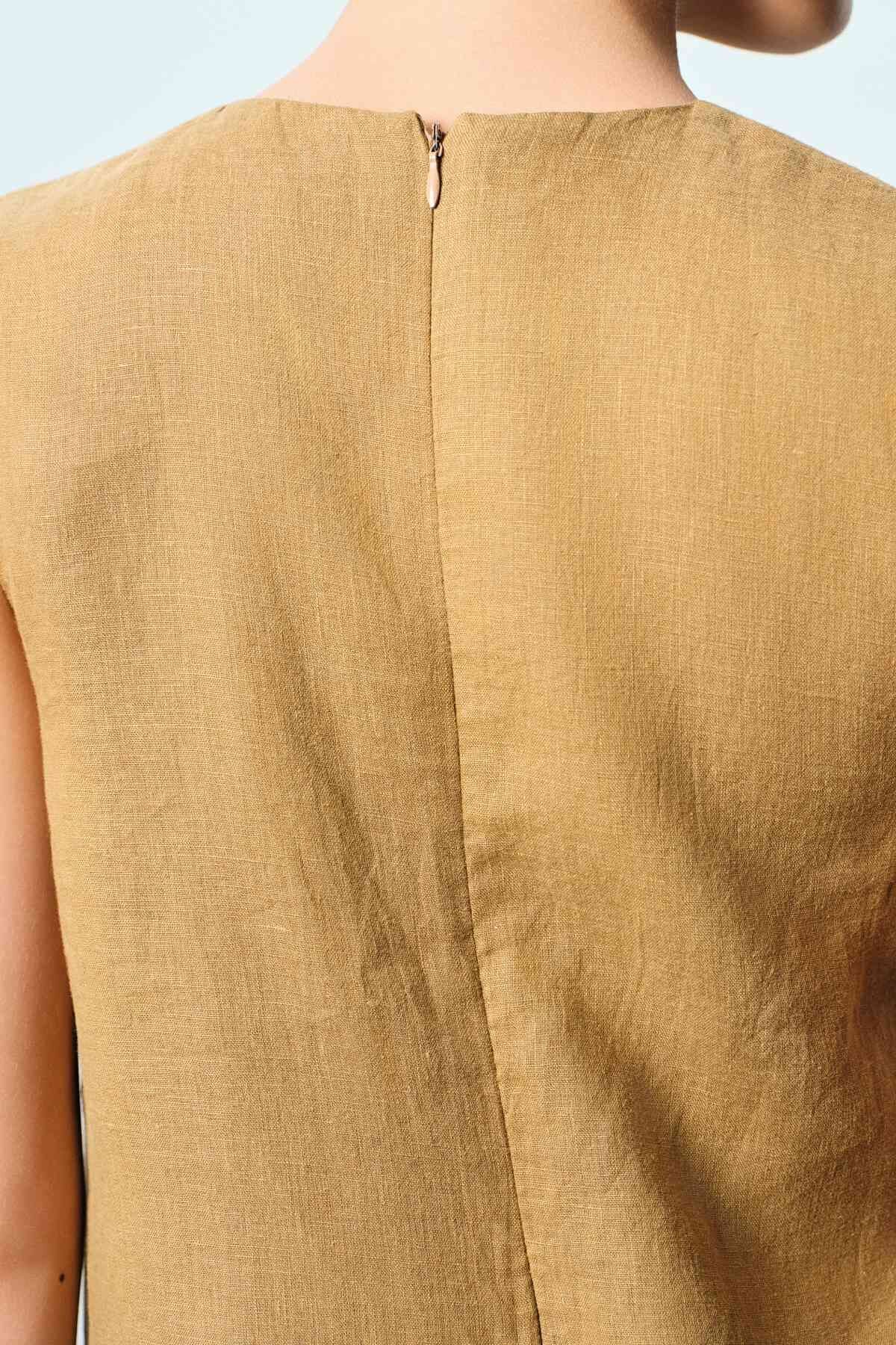 Keten Tunic Pant Elbise
