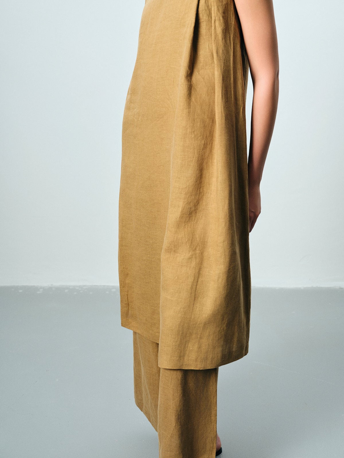 Keten Tunic Pant Elbise