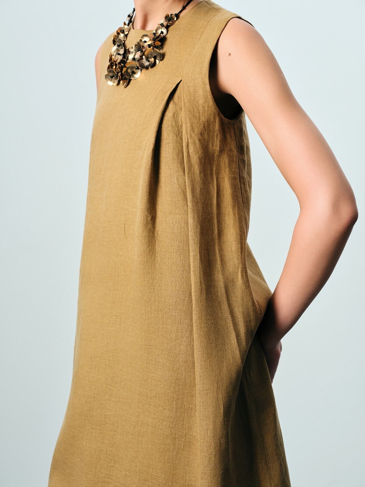 Keten Tunic Pant Elbise