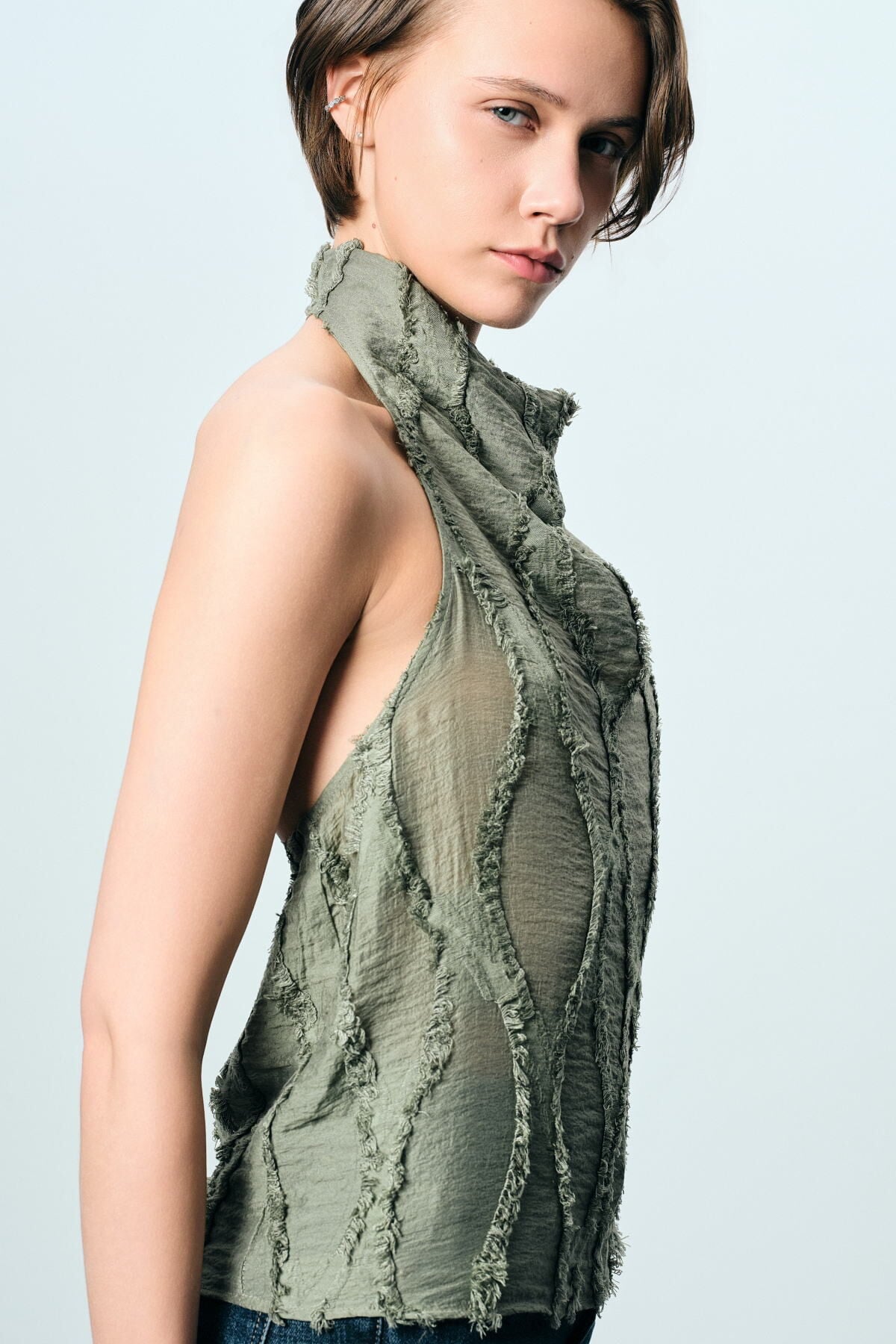 Halter Yaka Jakarlı 2026SS