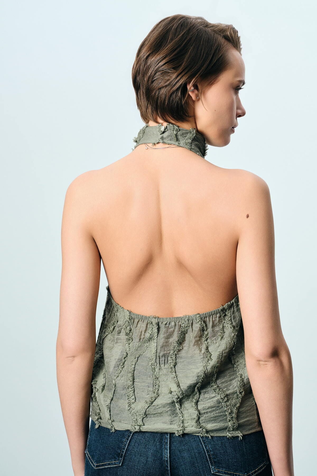 Halter Yaka Jakarlı 2026SS
