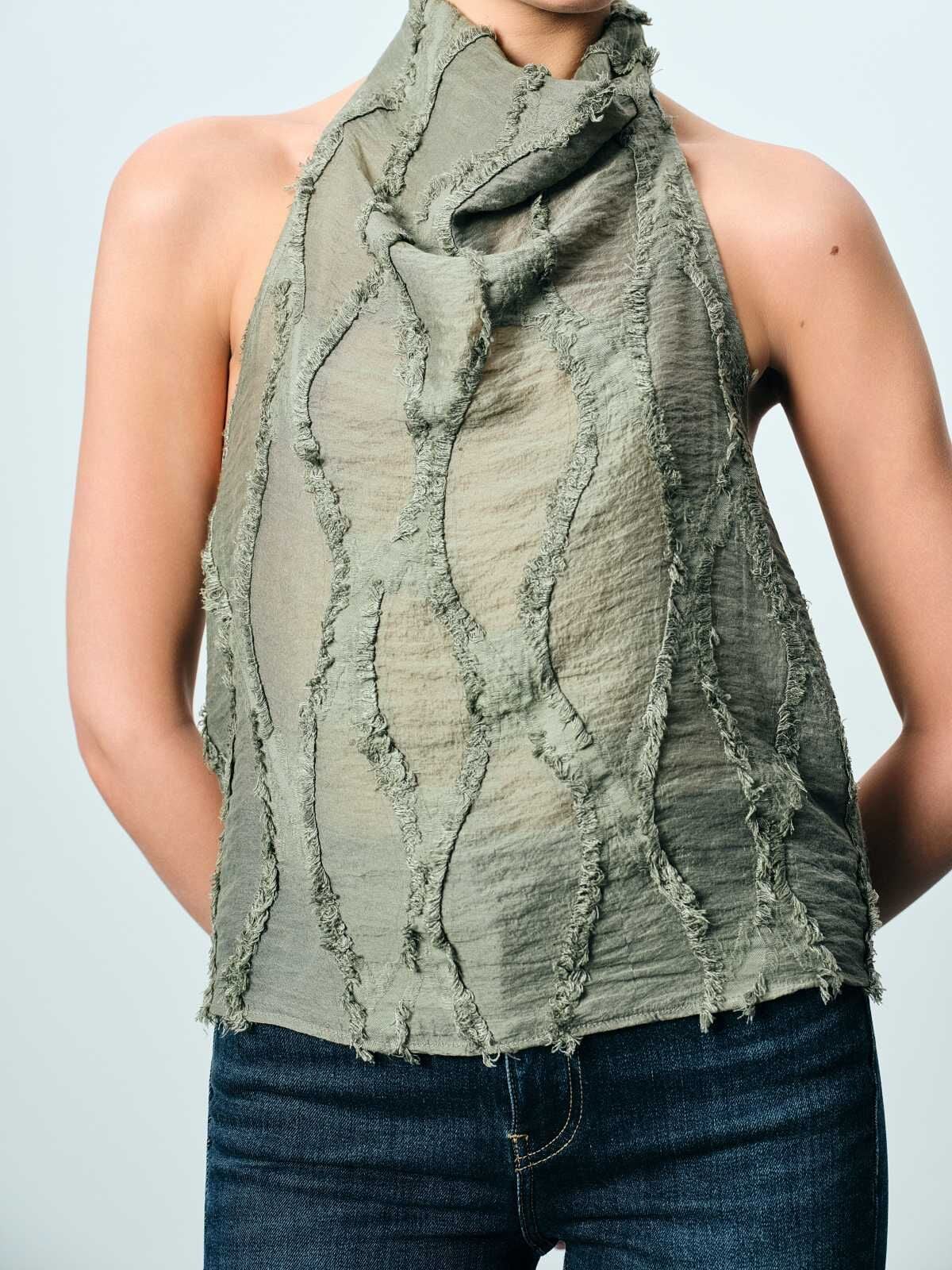 Halter Yaka Jakarlı 2026SS