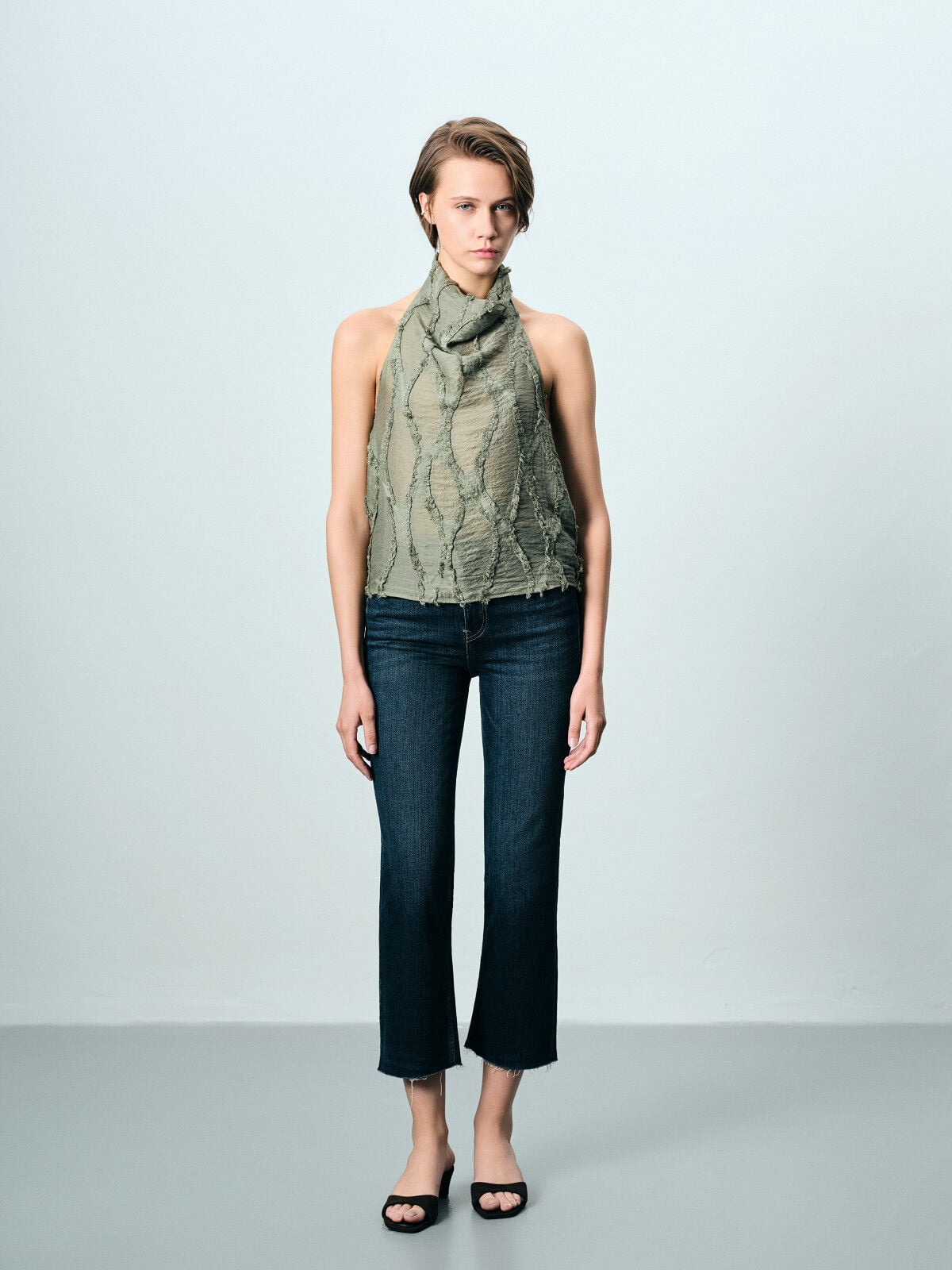 Halter Yaka Jakarlı 2026SS