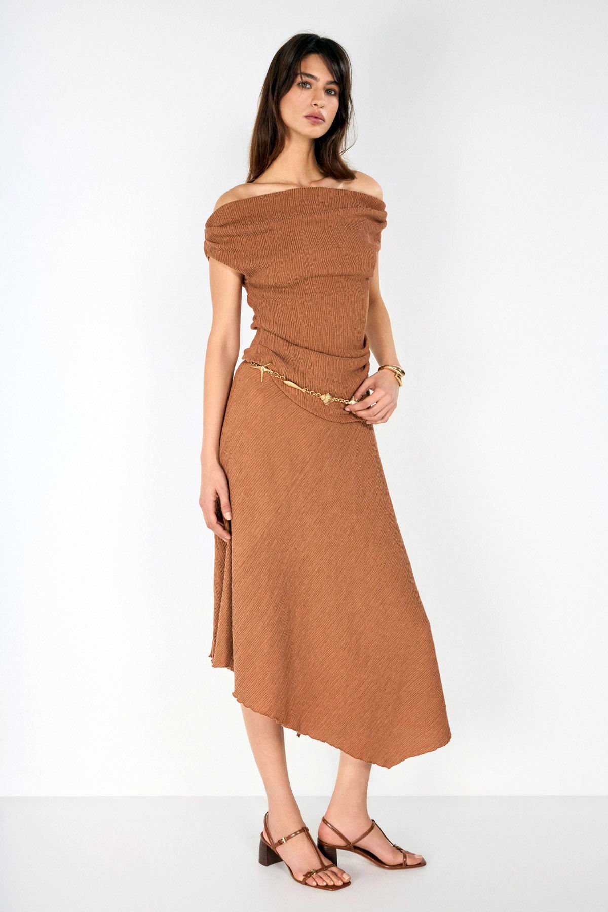 Asimetrik Tarçın Etek