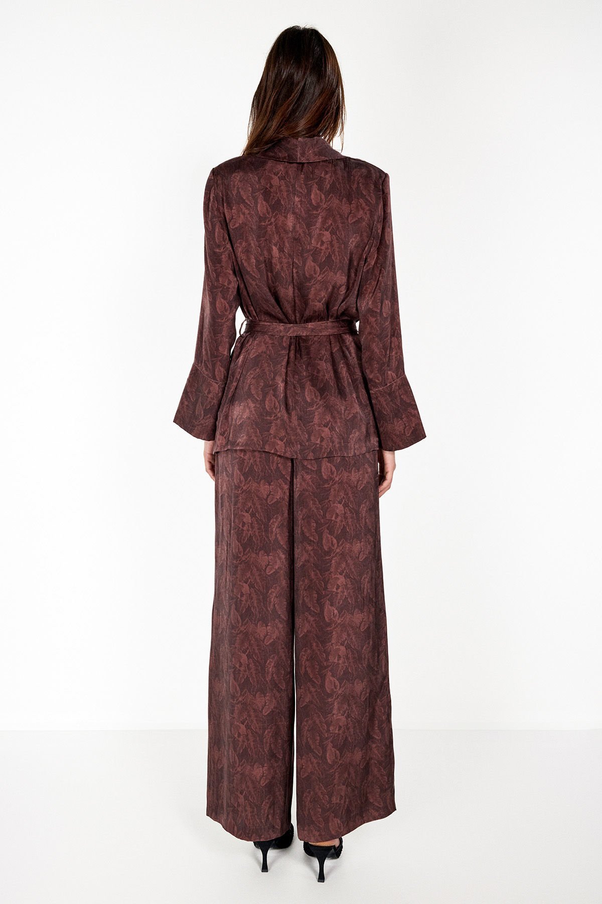 Desenli Kimono Ceket