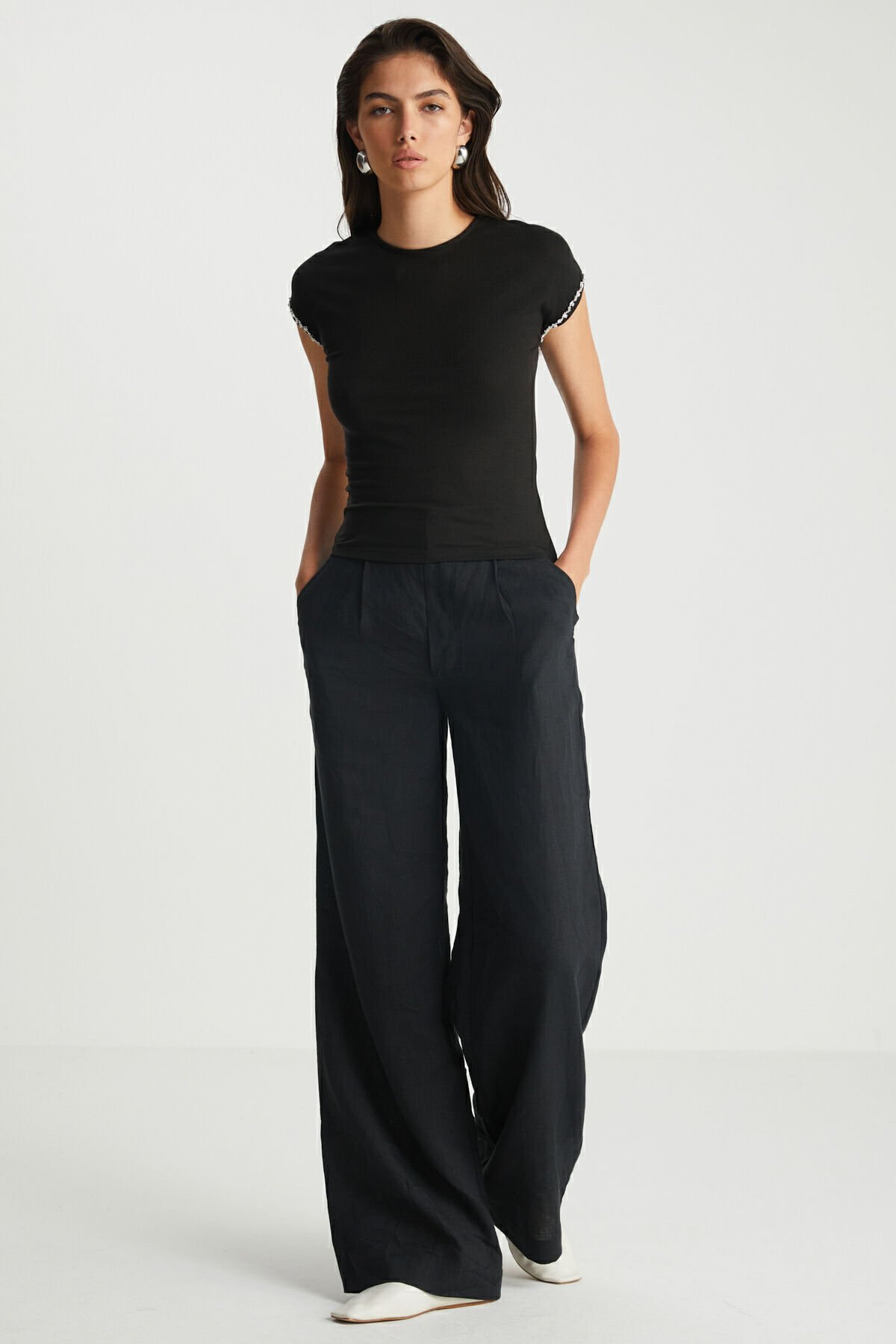 Siyah Modal Tişört