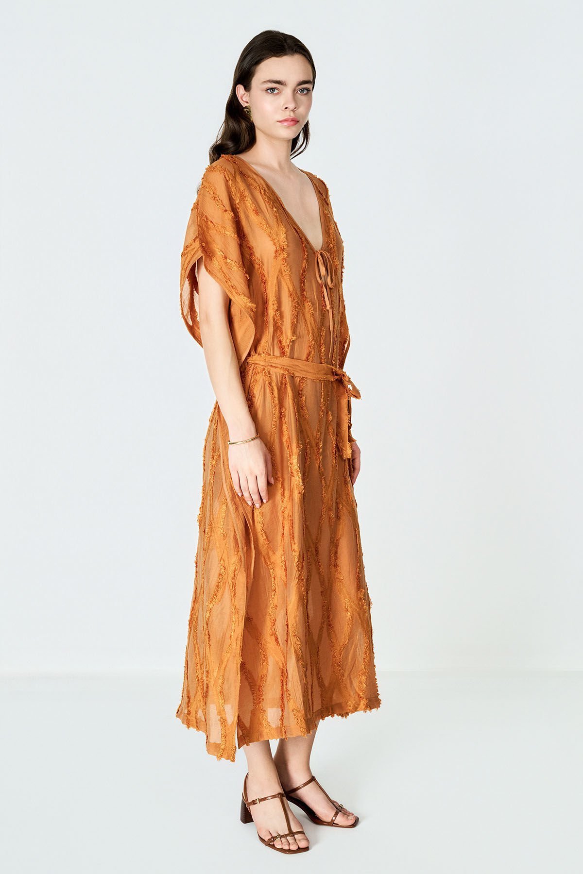 Tarçın Jakarlı Elbise