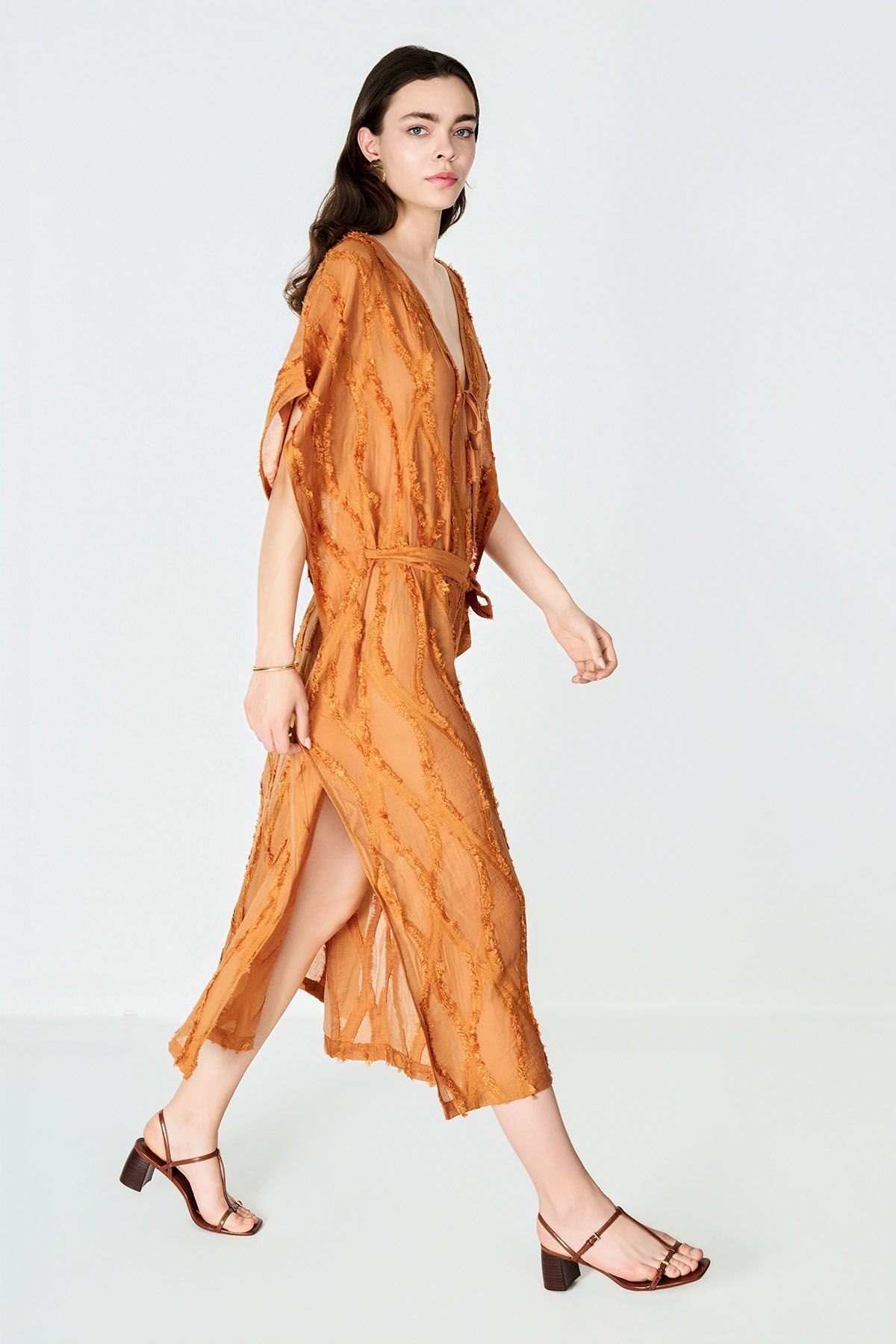 Tarçın Jakarlı Elbise