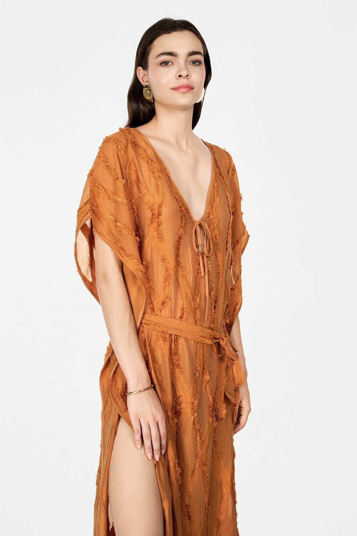 Tarçın Jakarlı Elbise