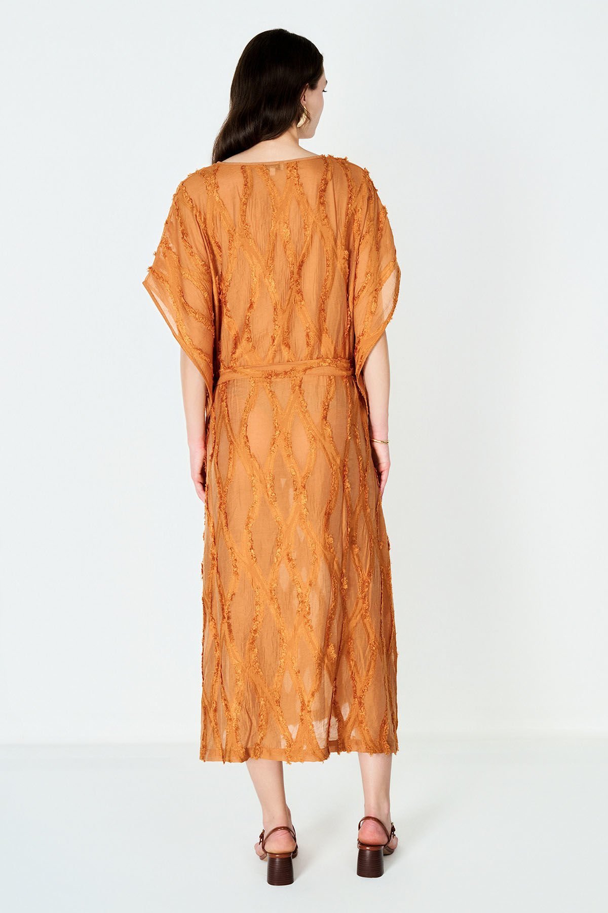 Tarçın Jakarlı Elbise